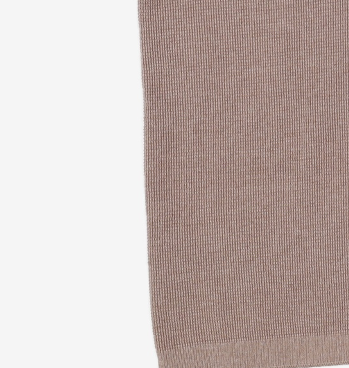 가먼트레이블(GARMENT LABLE) Shory Sleeve Waffle Knit - Brown M
