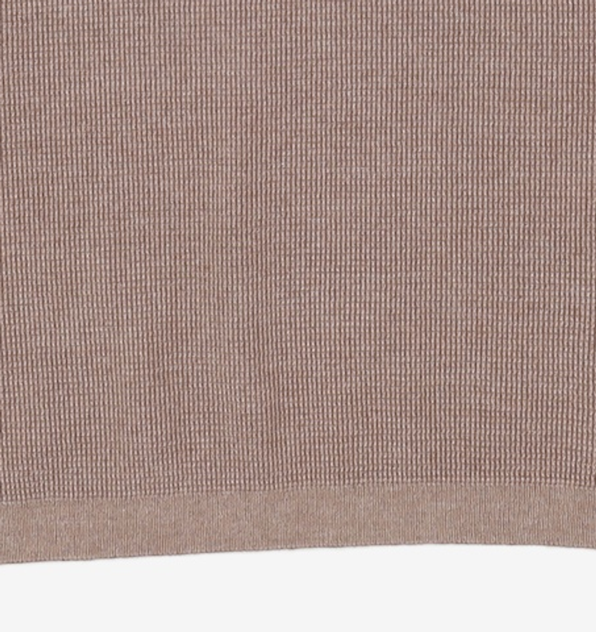 가먼트레이블(GARMENT LABLE) Shory Sleeve Waffle Knit - Brown M