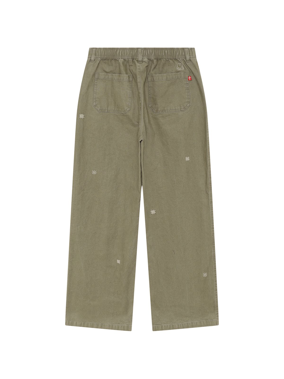 노르디스크(NORDISK) 글램퍼 자수 팬츠 (릴렉스 핏) - W_Khaki OWU26308K7