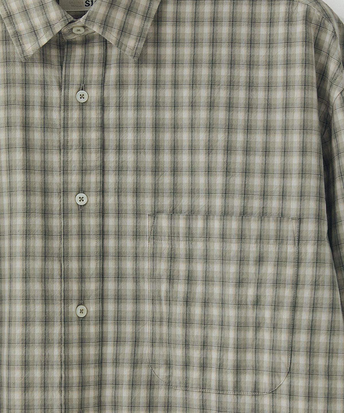 러프사이드(ROUGHSIDE) Primary Shirt Beige Plaid