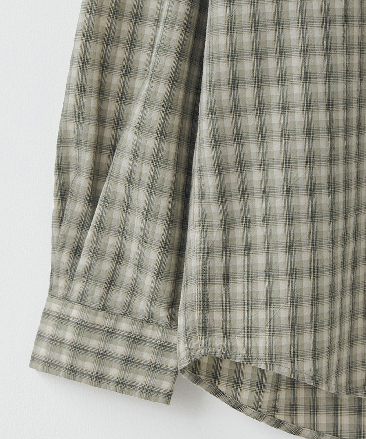 러프사이드(ROUGHSIDE) Primary Shirt Beige Plaid