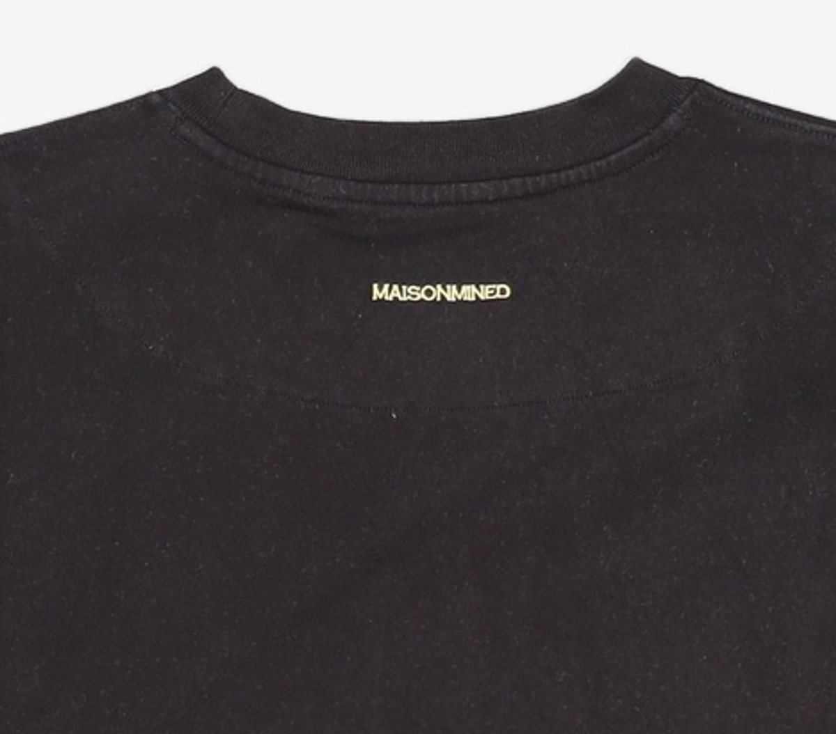 메종미네드(MAISON MINED) VINE FLO HALF SLEEVE BLACK L