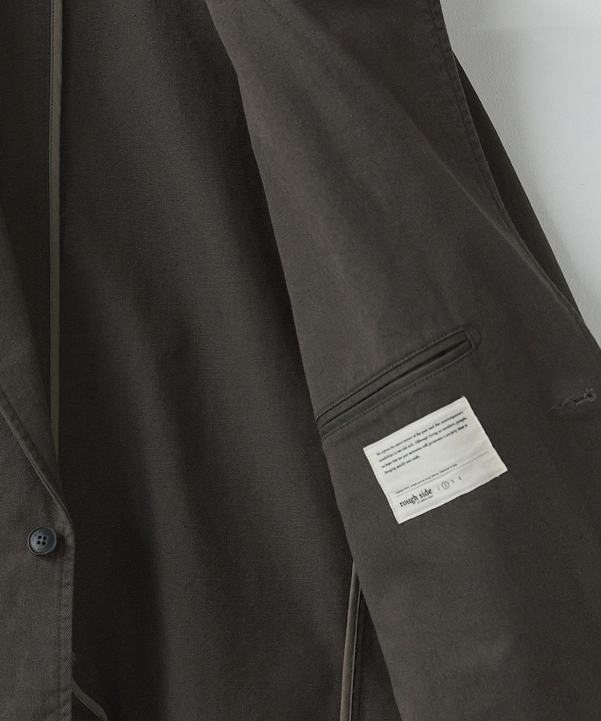 러프사이드(ROUGHSIDE) Slob Jacket Bark
