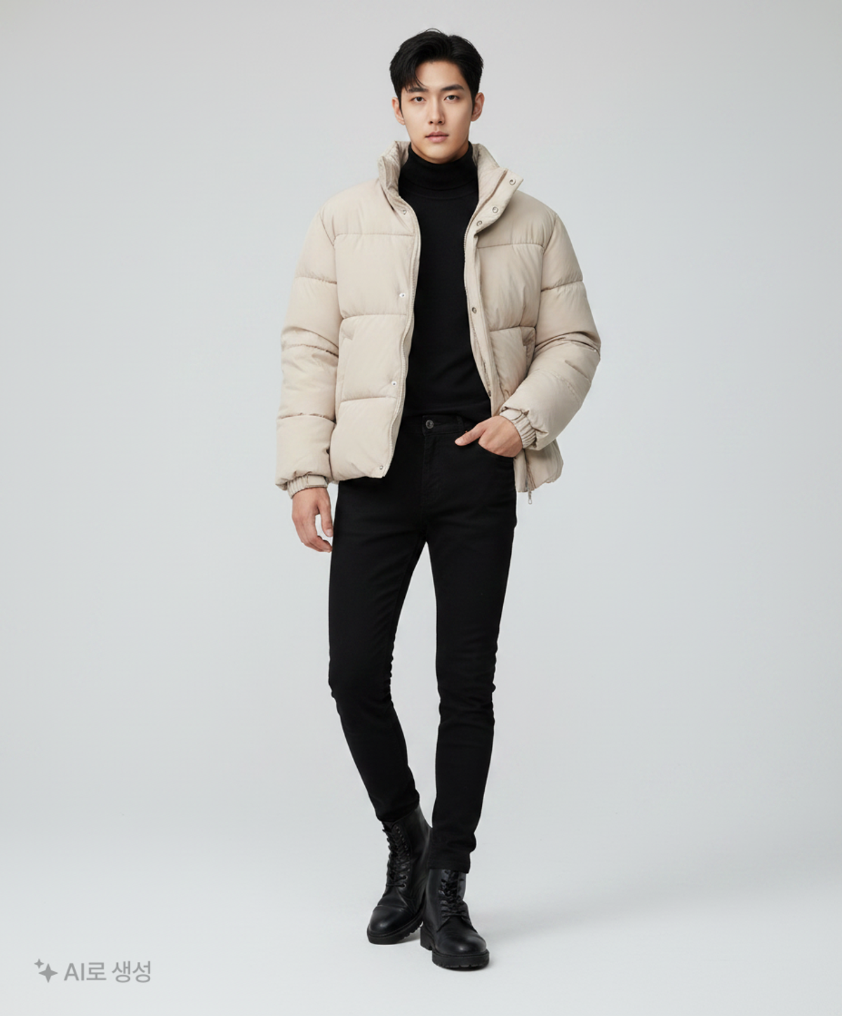 스파오(SPAO) 숏 패딩/숏 헤비 아우터 XL