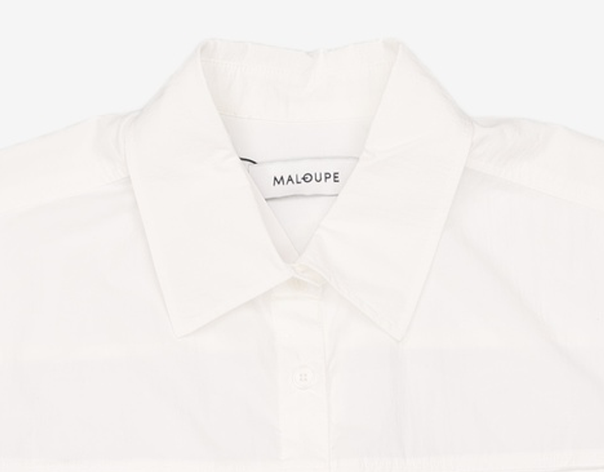 마롭(MALOUPE) 4112 나일론  아우터형 셔츠 (화이트) FREE