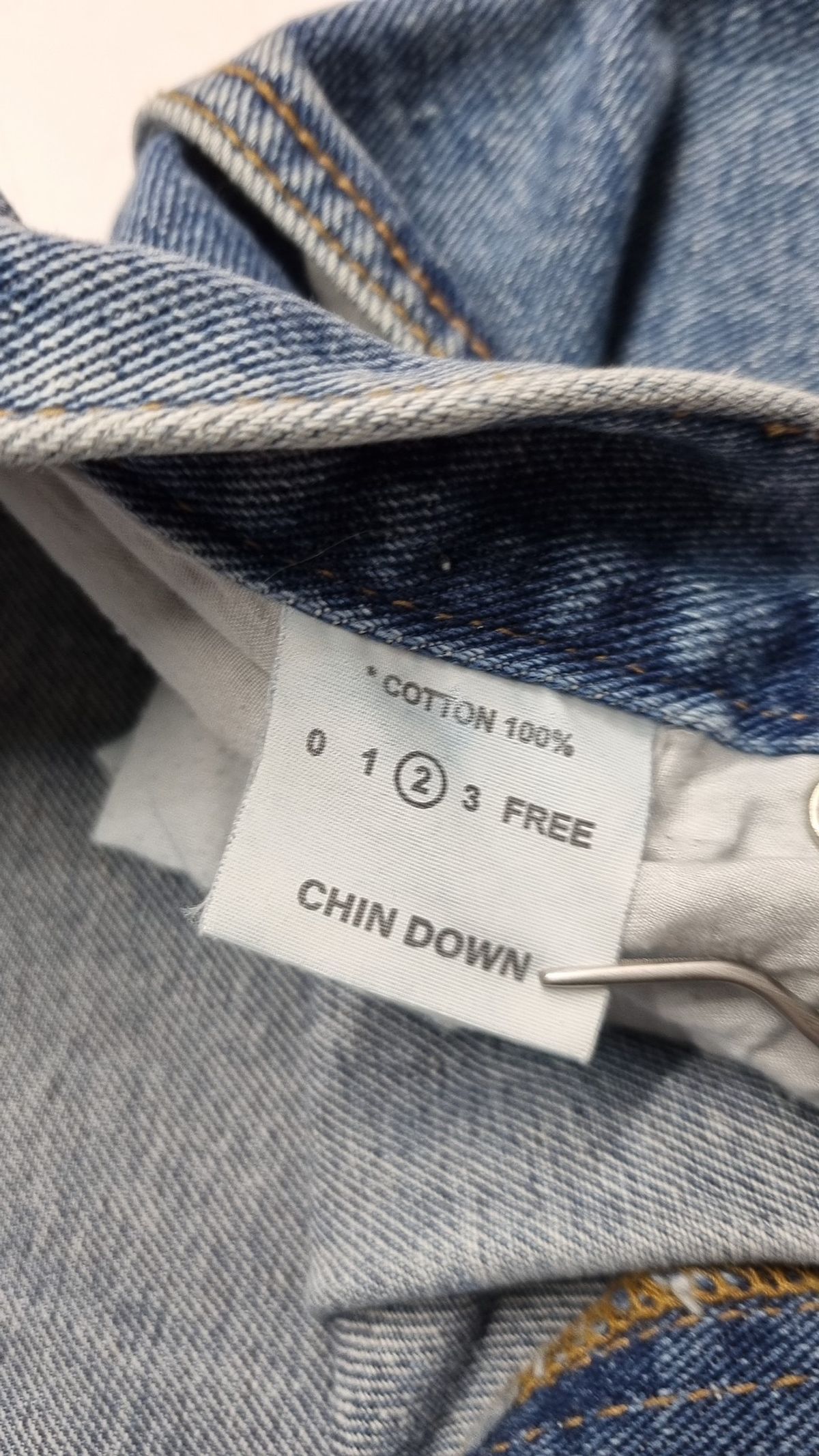 친다운(CHIN DOWN) 청/데님 팬츠 2
