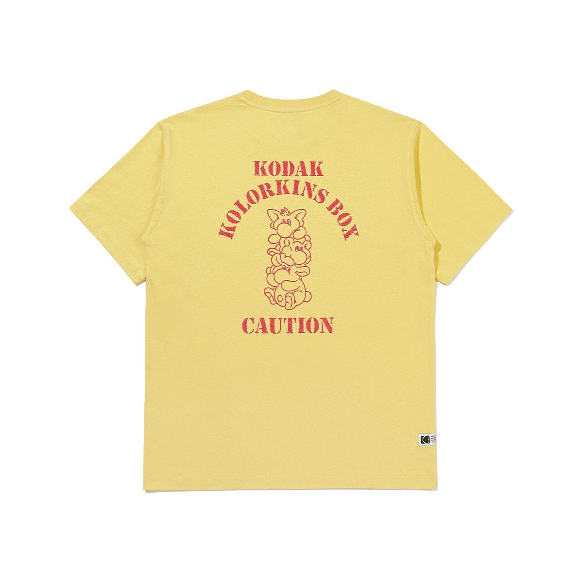 코닥(KODAK) 씨네라운지 컬러킨즈 반팔 티셔츠 YELLOW