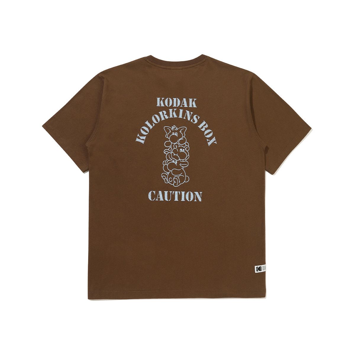 코닥(KODAK) 씨네라운지 컬러킨즈 반팔 티셔츠 BROWN