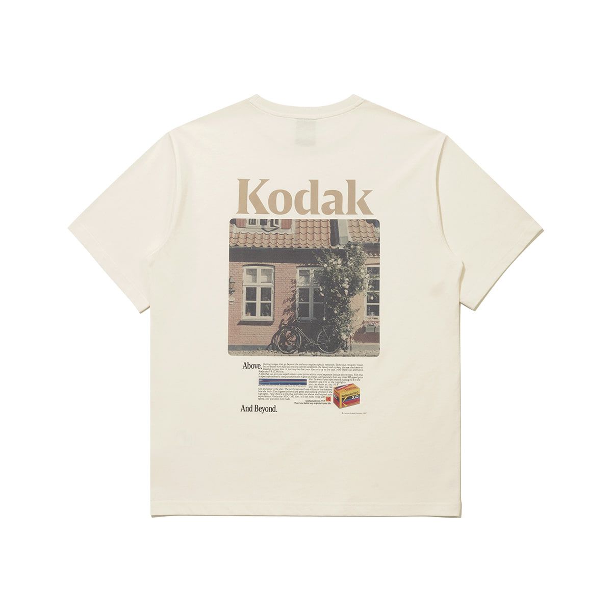 코닥(KODAK) 씨너리 반팔 티셔츠 IVORY