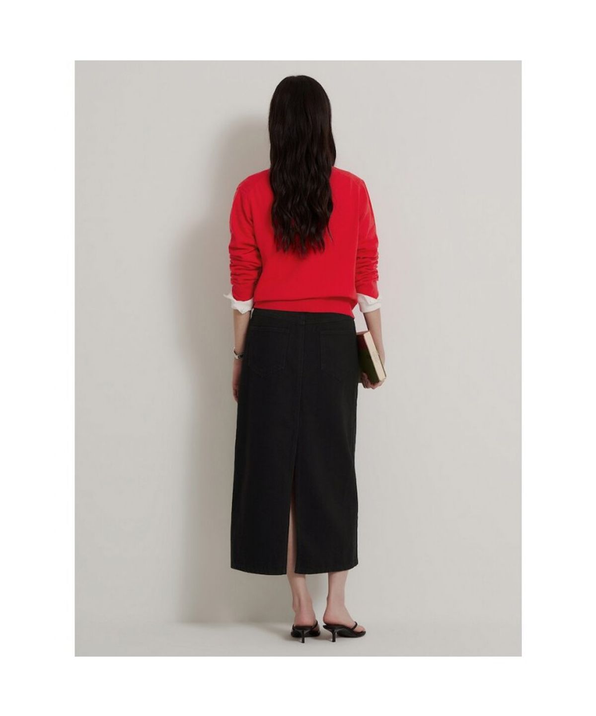 빈폴 레이디스(BEANPOLE LADIES) [Essential] 라운드넥 카디건  레드 (BF685AE906)