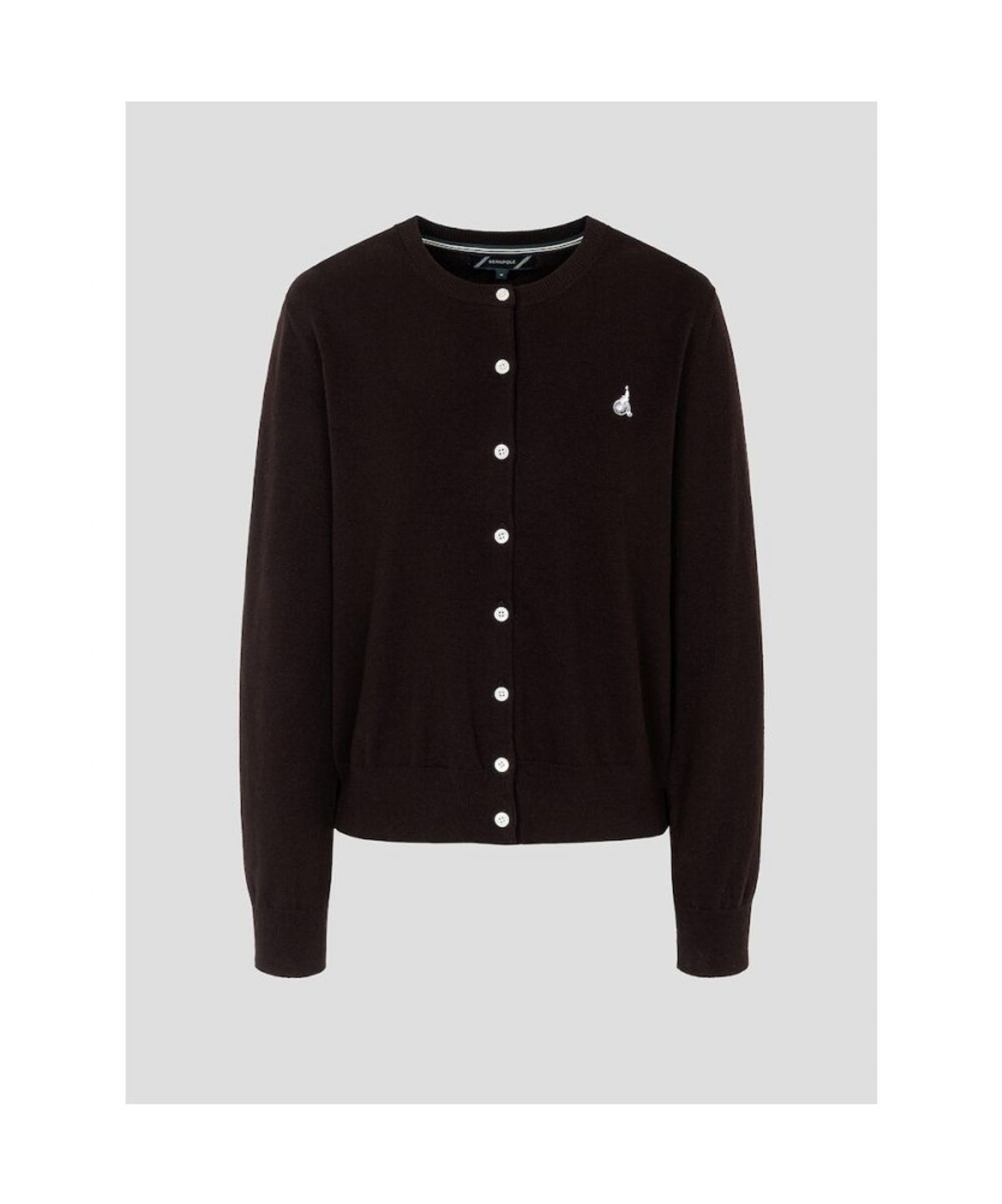 빈폴 레이디스(BEANPOLE LADIES) [Essential] 라운드넥 카디건  브라운 (BF685AE90D)