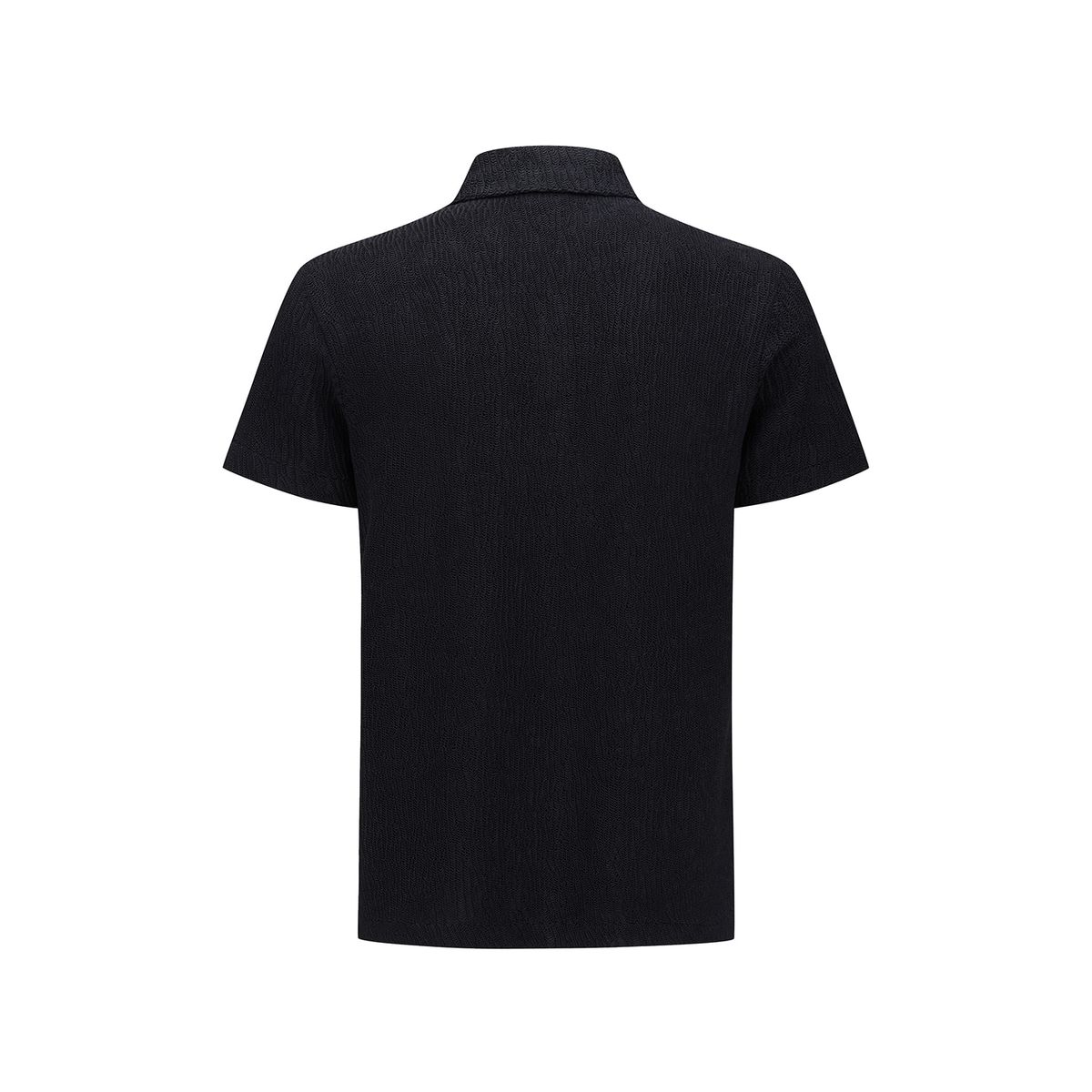 어뉴골프(ANEW GOLF) MEN WAVE TEXTURED TRANSITION SHORT SLEEVE T-SHIRTS_BK