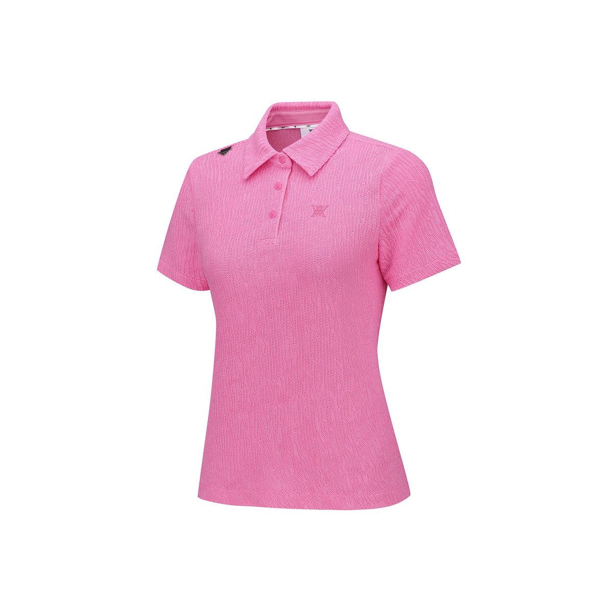 어뉴골프(ANEW GOLF) WOMEN WAVE TEXTURED TRANSITION SHORT SLEEVE T-SHIRTS_PI