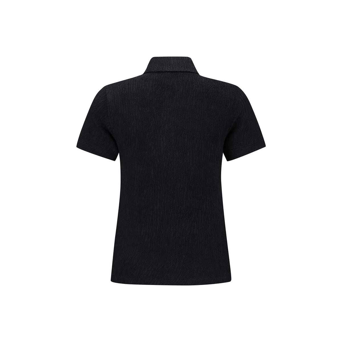 어뉴골프(ANEW GOLF) WOMEN WAVE TEXTURED TRANSITION SHORT SLEEVE T-SHIRTS_BK