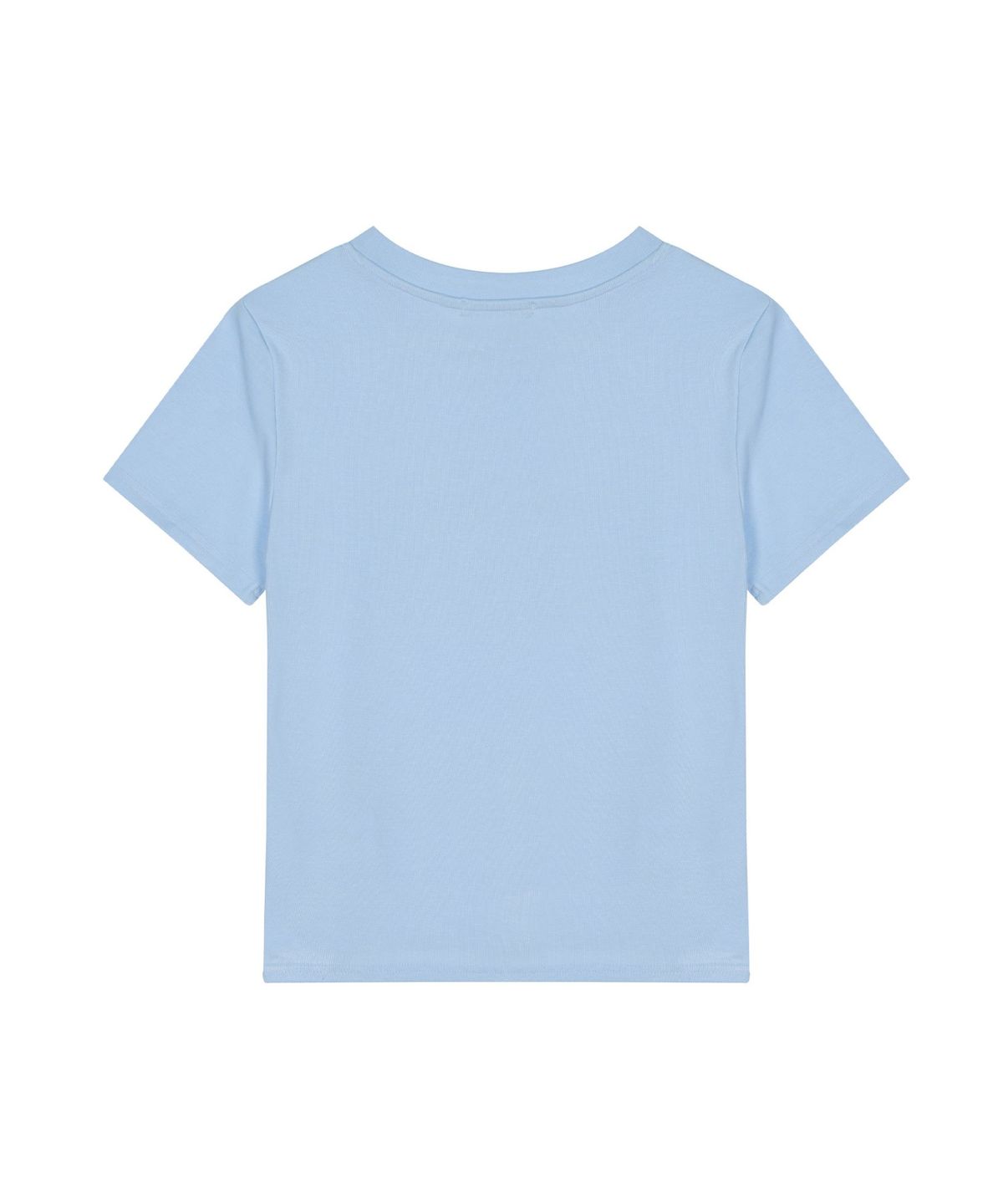 닉앤니콜(NICK&NICOLE) NICOLE LOGO GRAPHIC HALF TOP_SKY BLUE