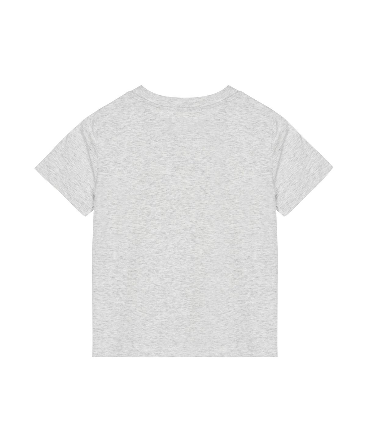 닉앤니콜(NICK&NICOLE) NICOLE LOGO GRAPHIC HALF TOP_MELANGE