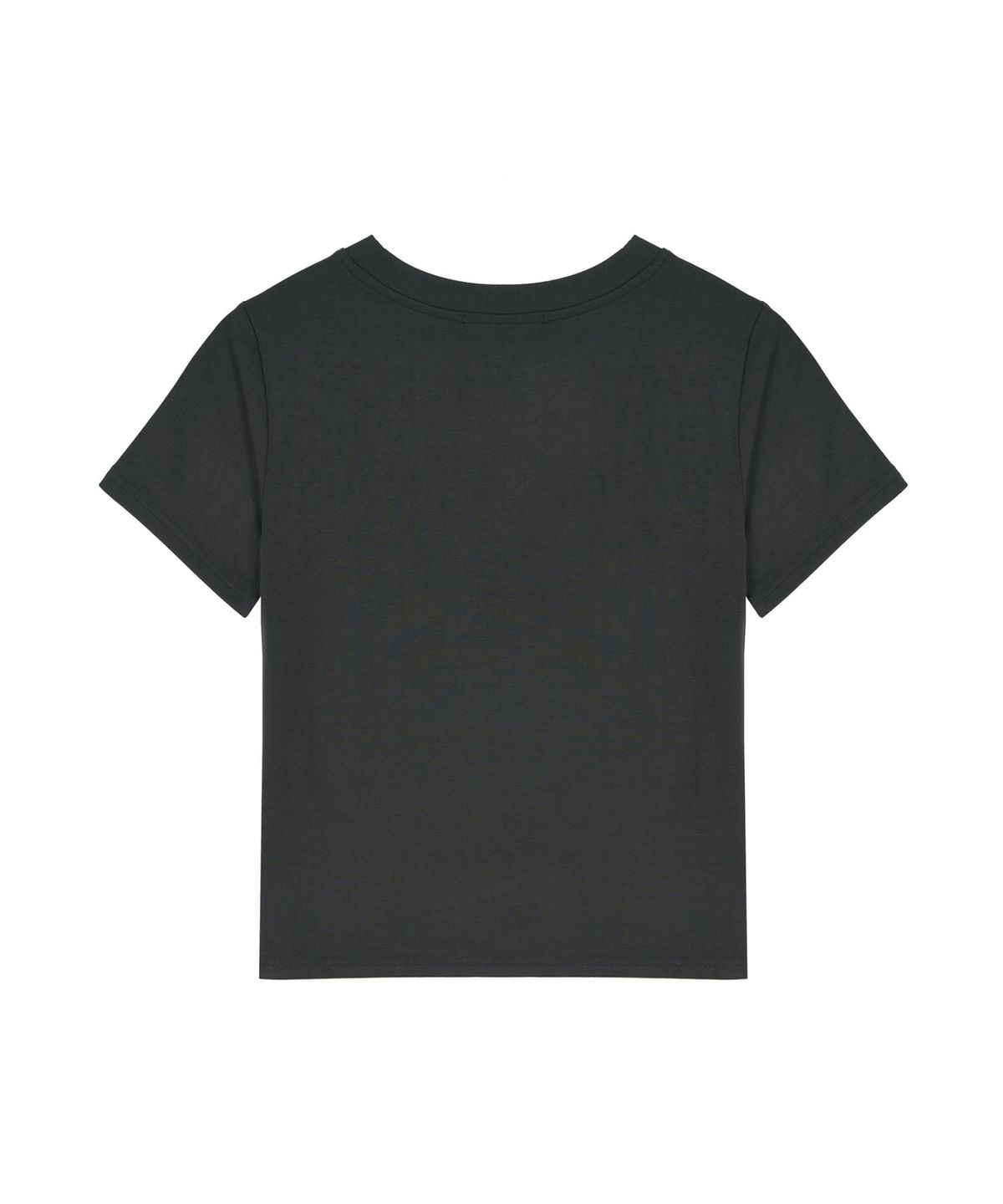 닉앤니콜(NICK&NICOLE) NICOLE LOGO GRAPHIC HALF TOP_CHARCOAL