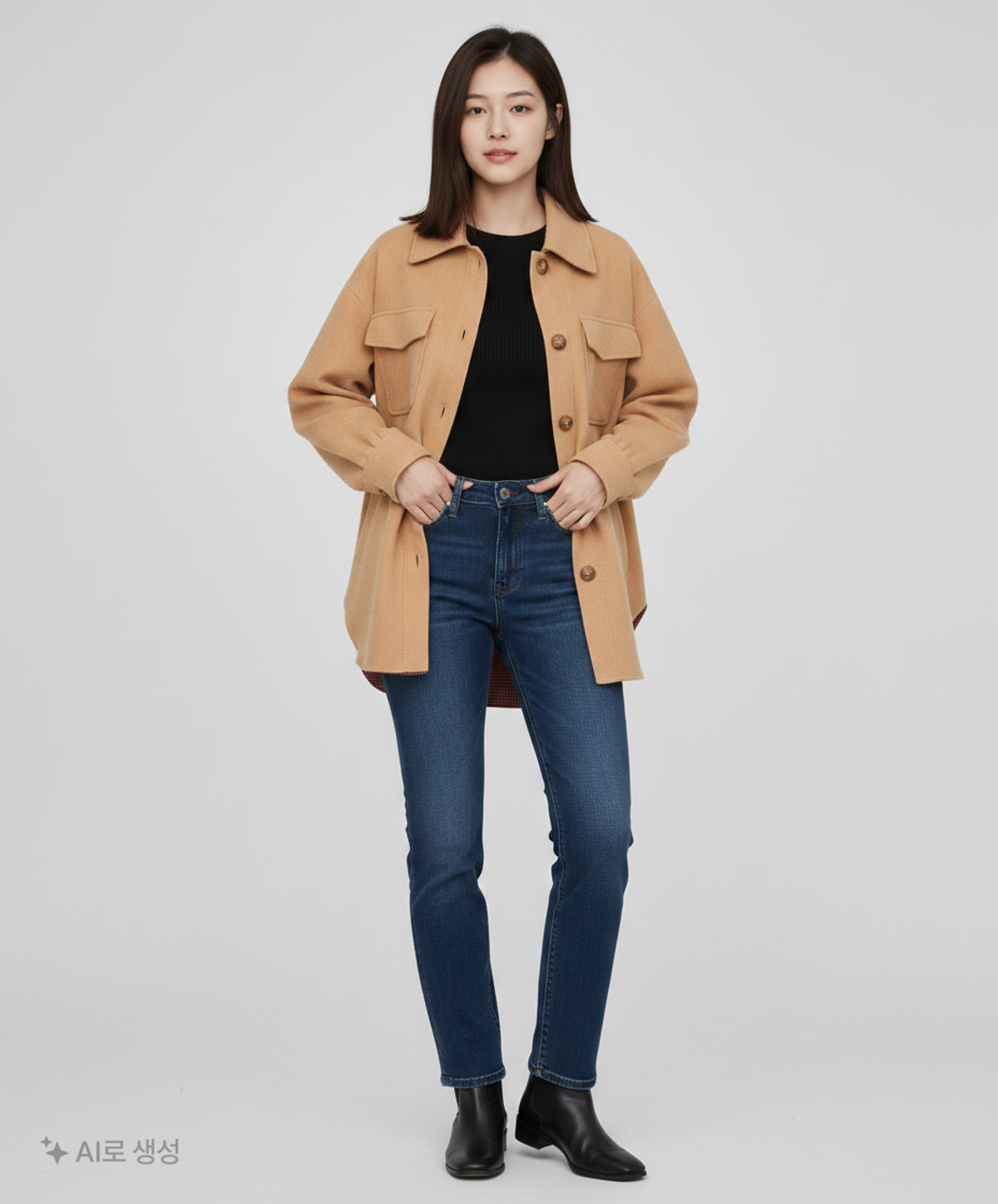 주크(ZOOC) 겨울 싱글 코트 55