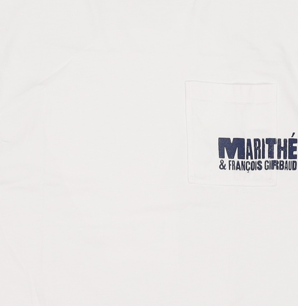 마리떼 프랑소와 저버(MARITHÉ + FRANҪOIS GIRBAUD) POCKET LOGO TEE white M
