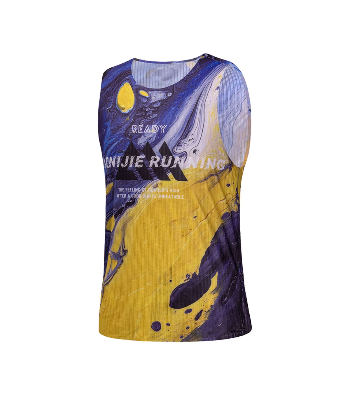 오니지(AONIJIE) 러닝 싱글렛 MT63 (Purple Yellow)