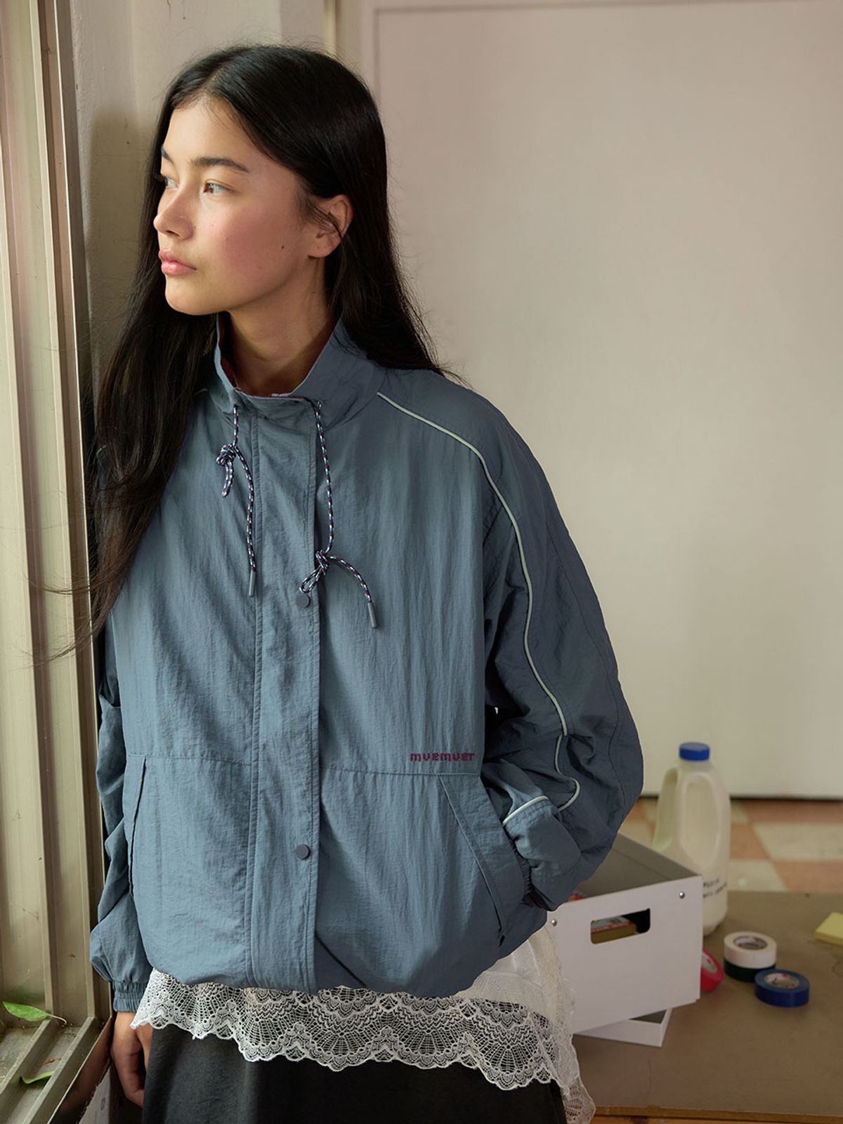 뮈뮈에르(MUEMUER) Pola Warm Embroided Jumper MU2699JP903M