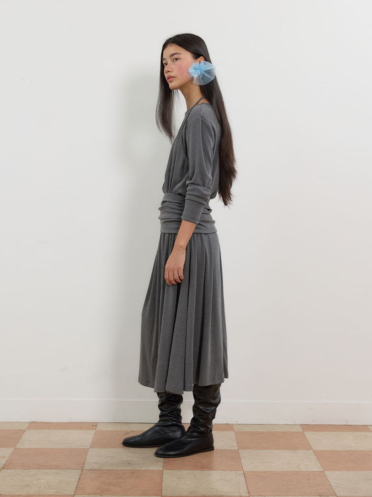 뮈뮈에르(MUEMUER) Halter Neck Long Dress MU2678OP801M