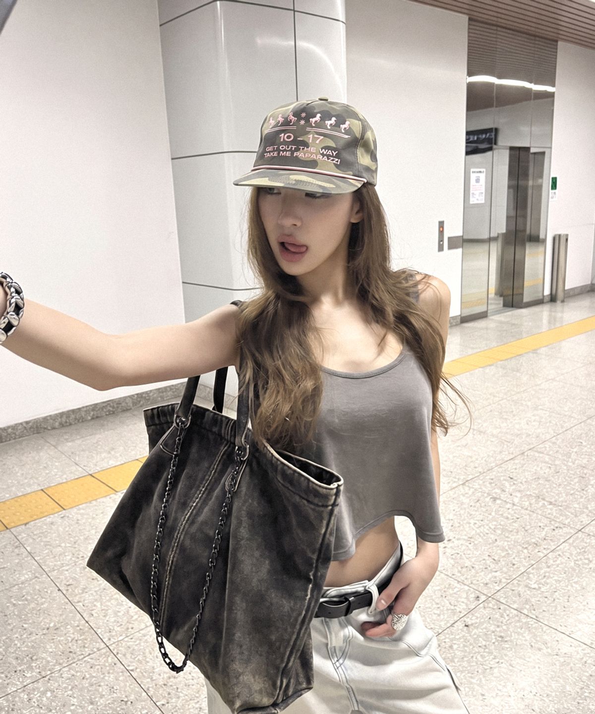 아르씨(ARCY) PAPARAZZI 5panel cap [Camo]