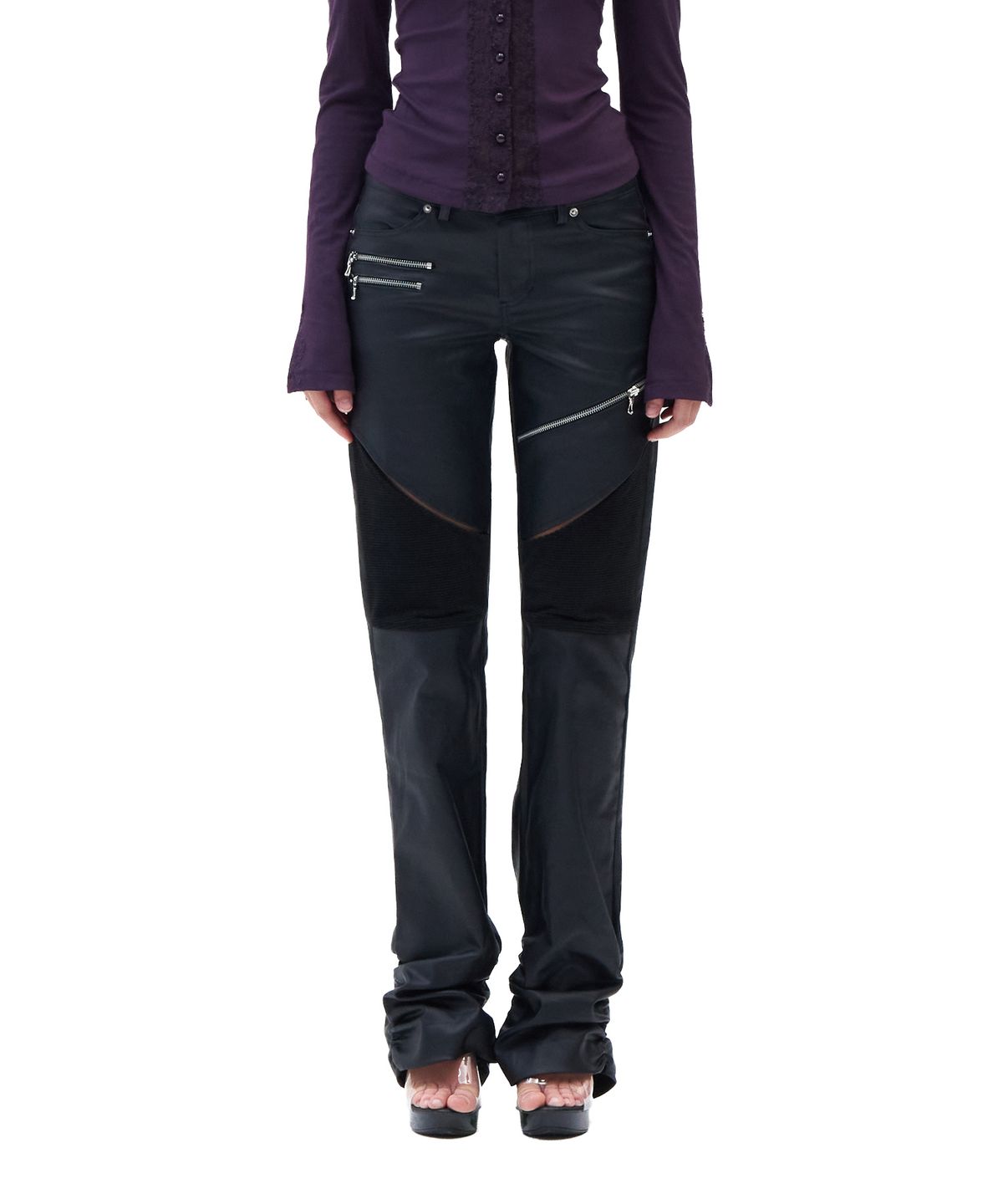 힐다(HILLDA) Armor Biker Pants [Black]