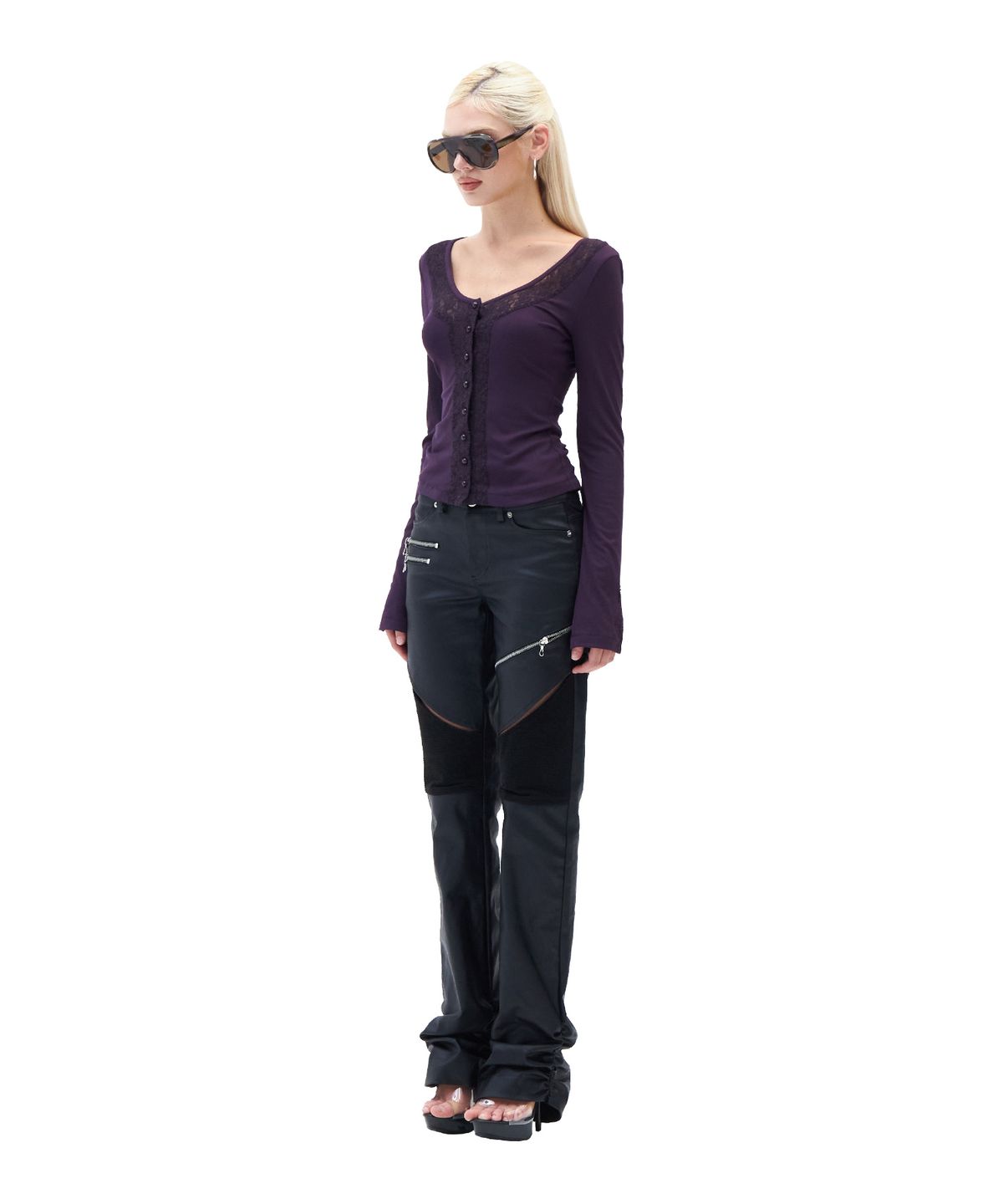 힐다(HILLDA) Armor Biker Pants [Black]
