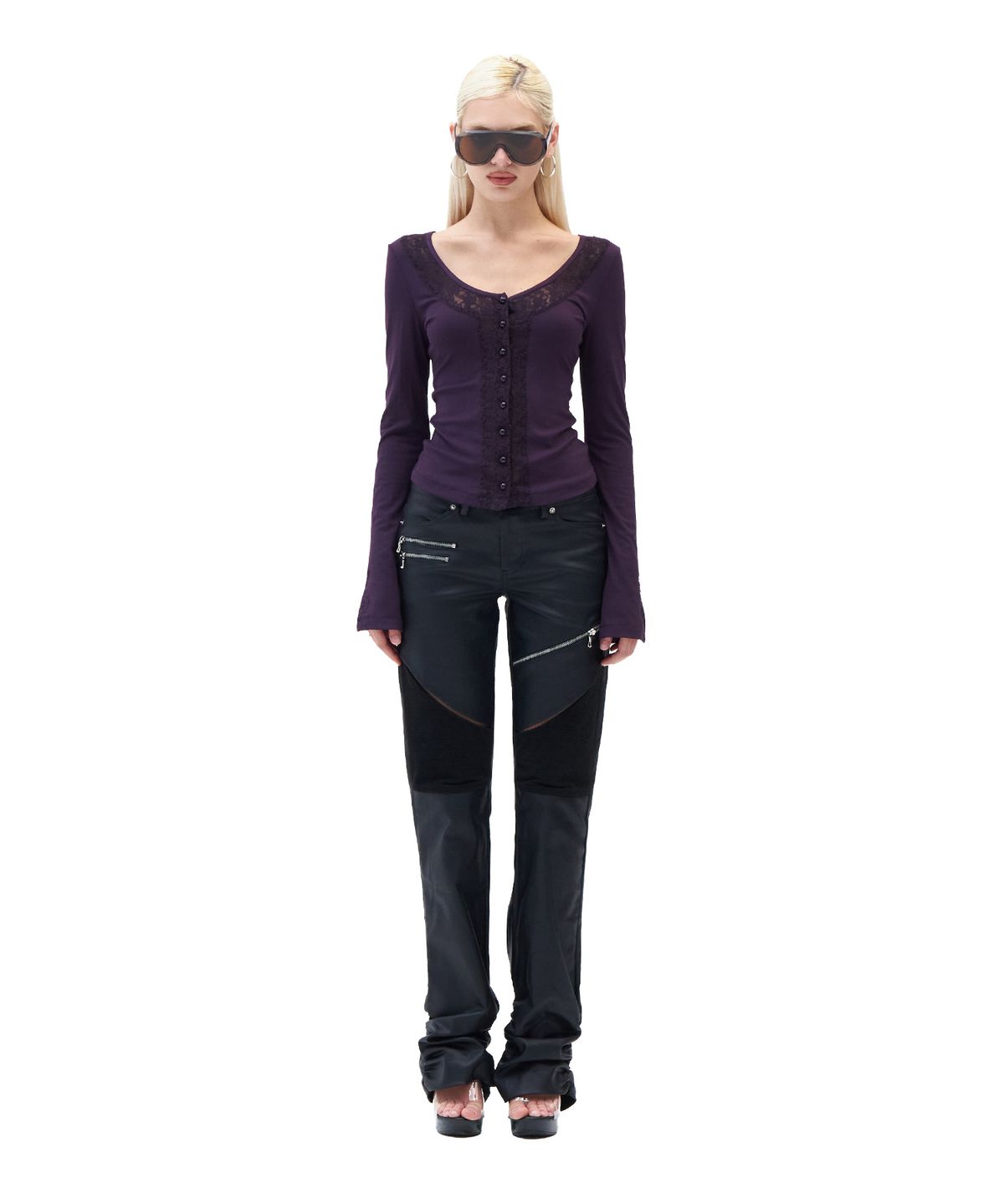 힐다(HILLDA) Armor Biker Pants [Black]