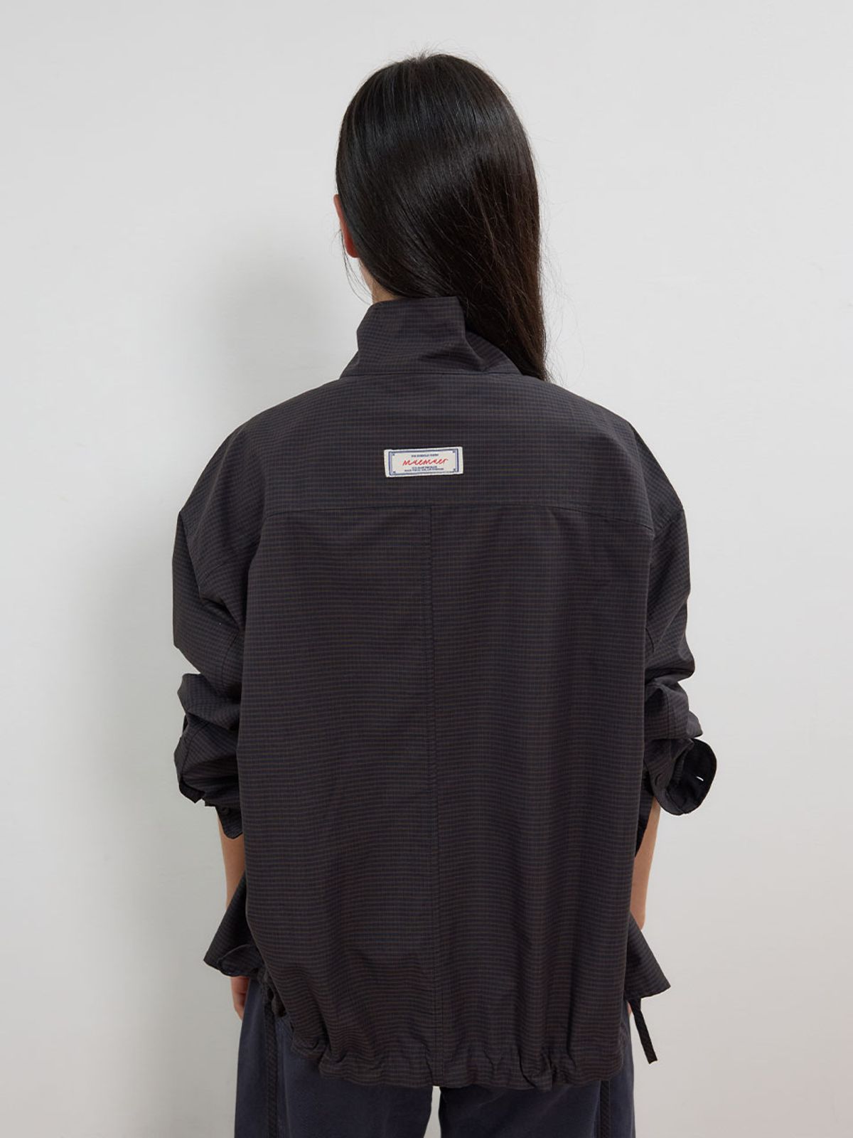 뮈뮈에르(MUEMUER) High Neck Half Blouson Shirt MU2678BL801M
