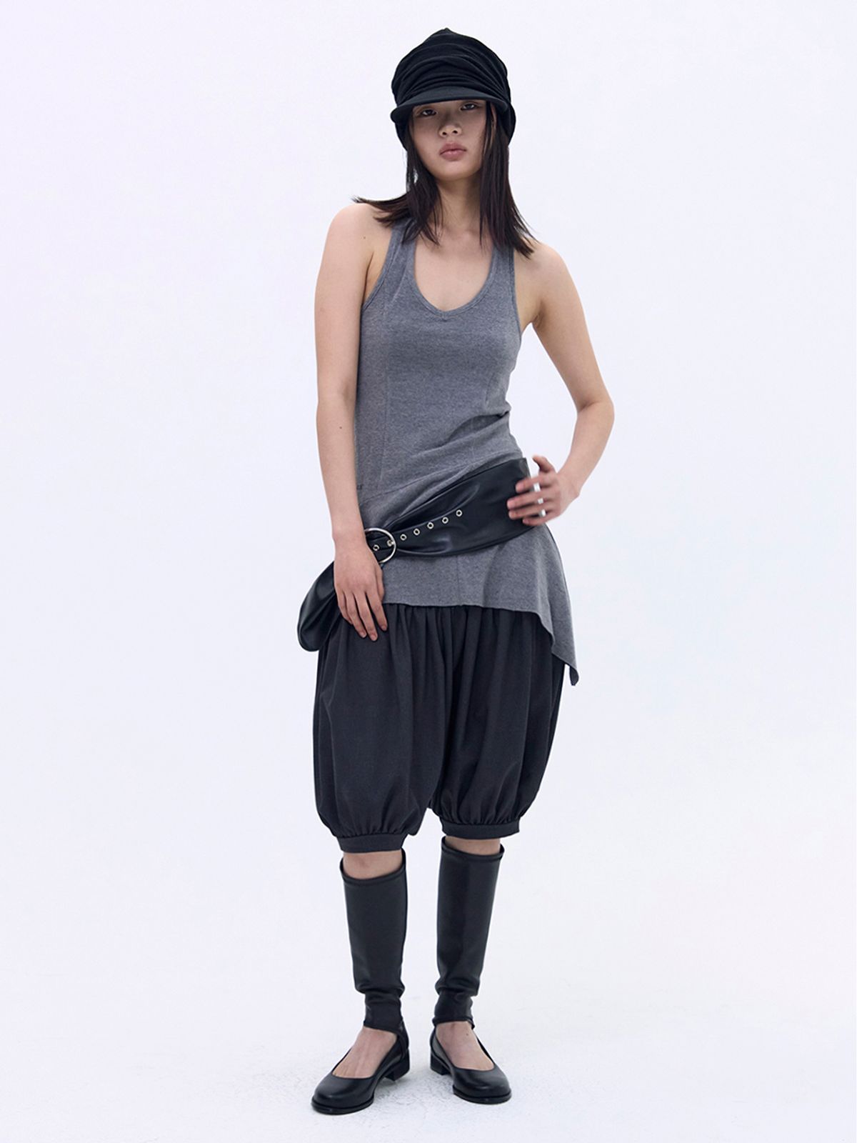 세릭(CERRIC) Shirring Belt _ Black