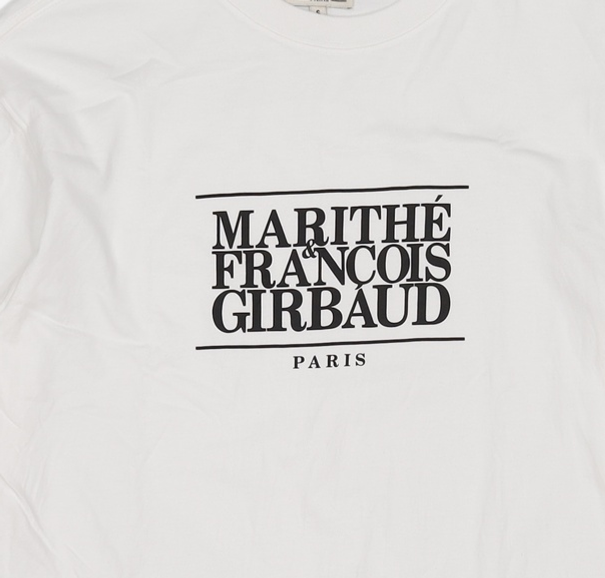 마리떼 프랑소와 저버(MARITHÉ + FRANҪOIS GIRBAUD) CLASSIC LOGO LONG SLEEVE white S