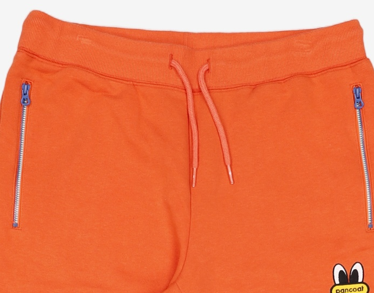 팬콧(PANCOAT) POPEYES LOGOPLAY SLIMFIT TRAININGPANTS (GRAPEFUIT ORANGE) L