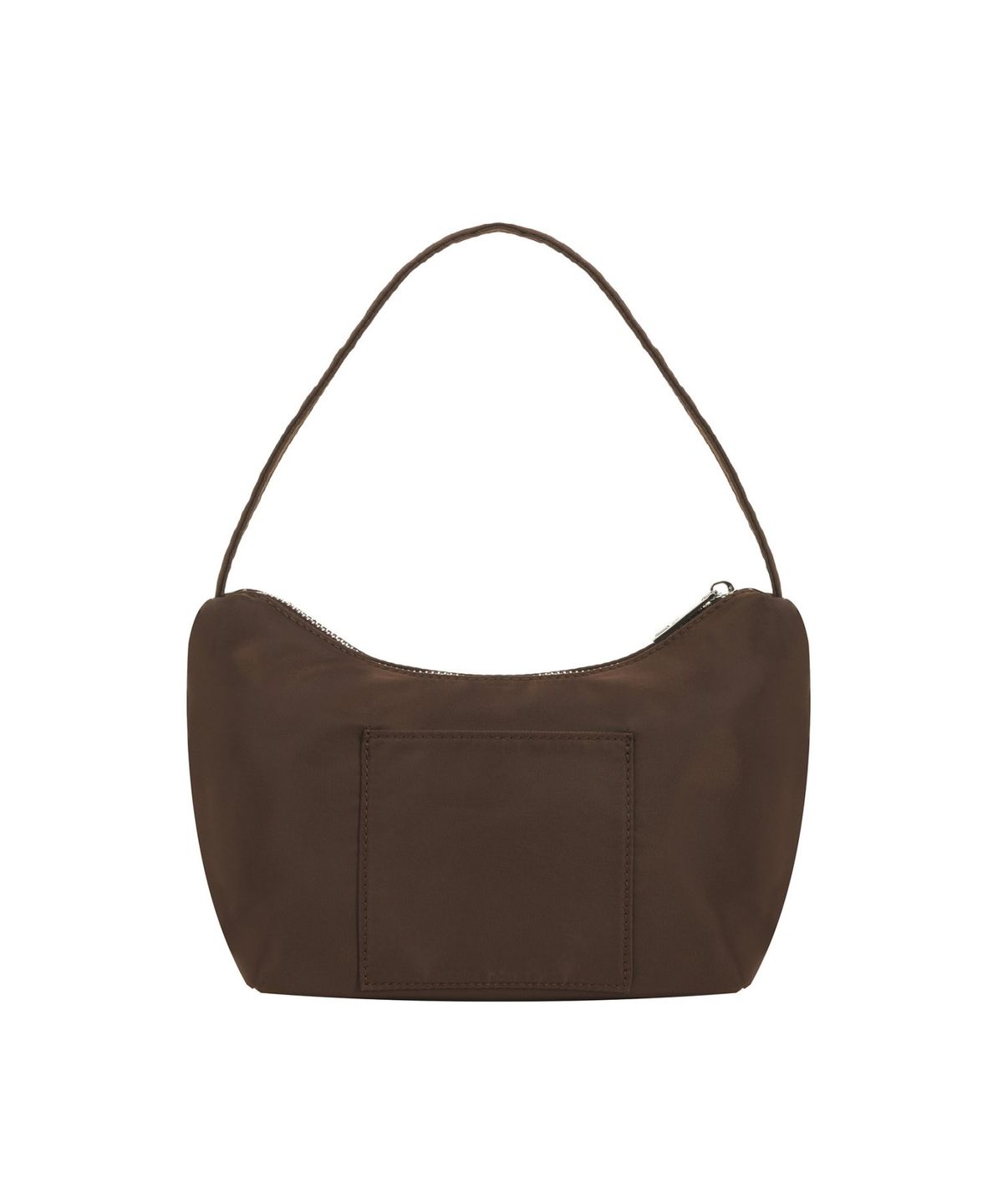 닉앤니콜(NICK&NICOLE) NICOLE NYLON MINI HOBO BAG_BROWN