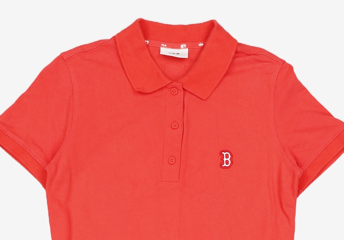 엠엘비(MLB) 여성 피케 반팔 원피스 B (L.Red) S