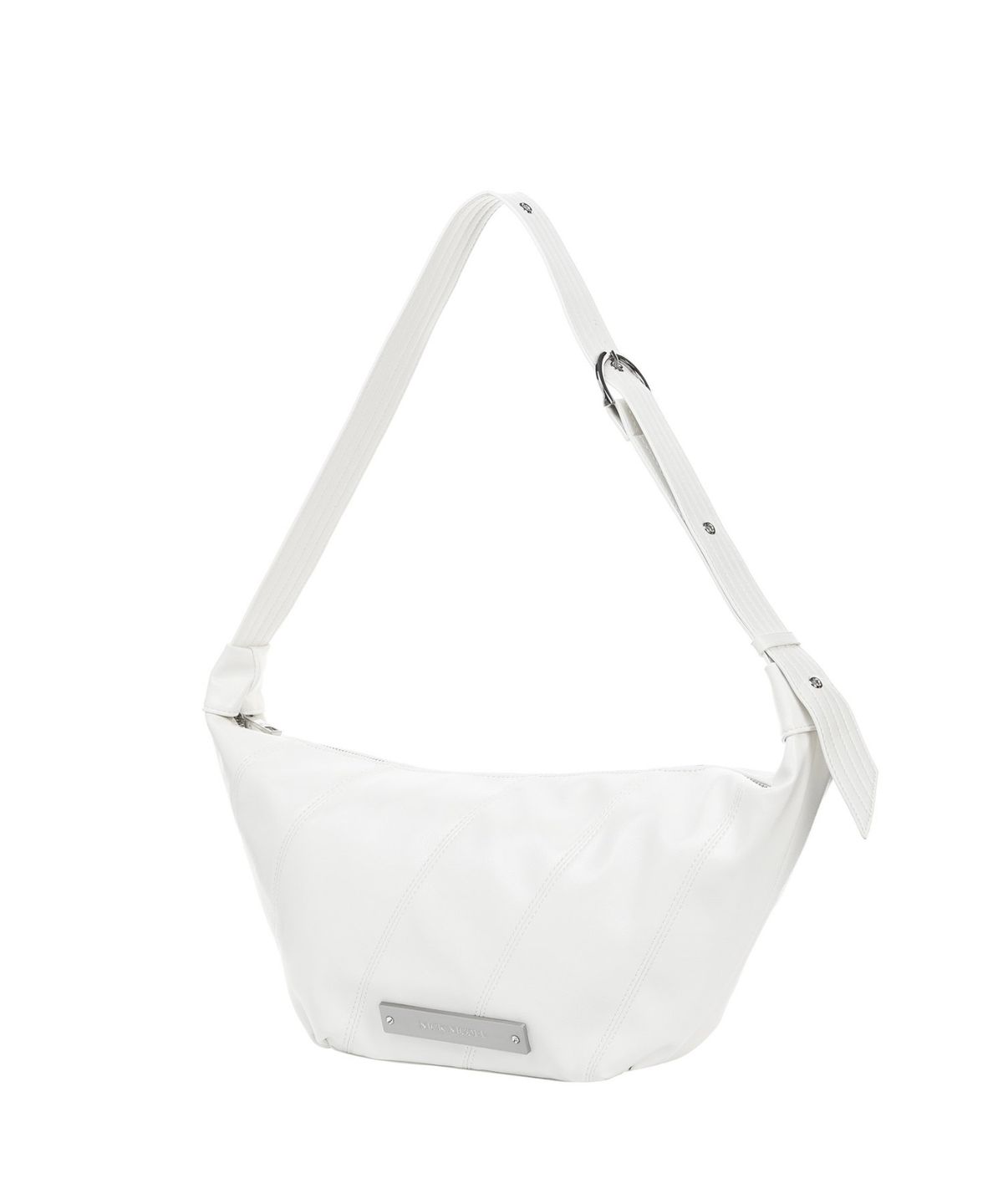 닉앤니콜(NICK&NICOLE) CRYSTAL PANEL HOBO BAG_IVORY