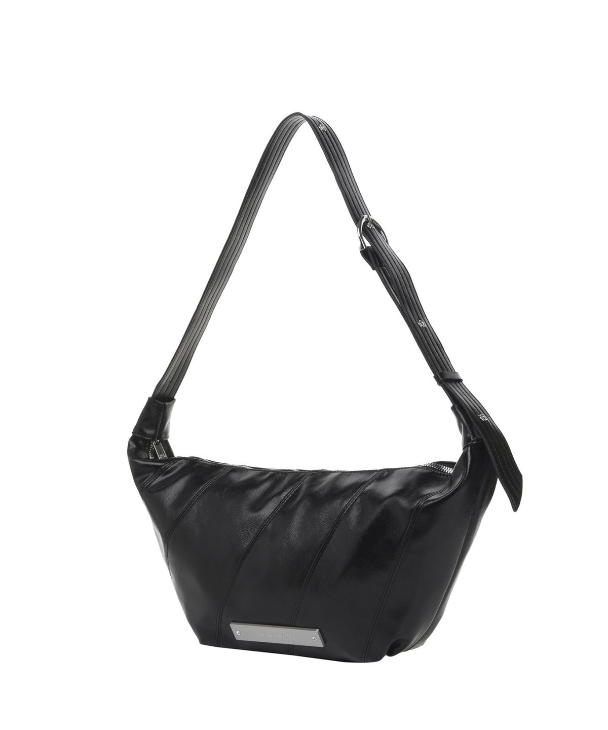 닉앤니콜(NICK&NICOLE) CRYSTAL PANEL HOBO BAG_BLACK