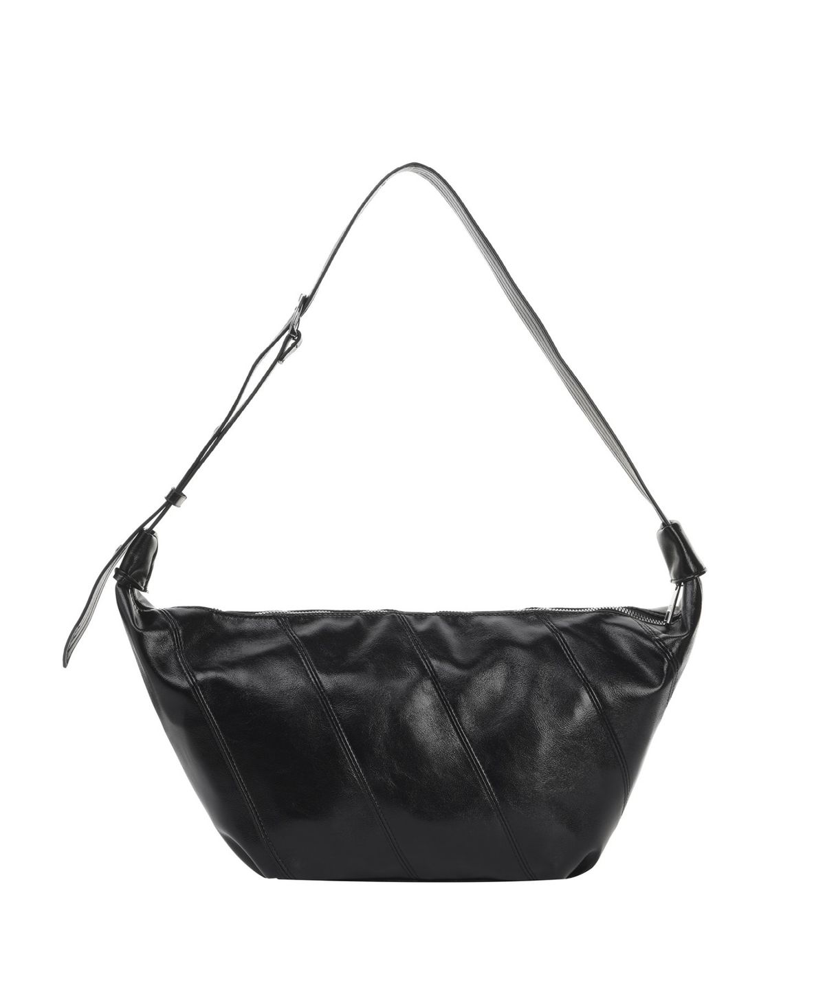 닉앤니콜(NICK&NICOLE) CRYSTAL PANEL HOBO BAG_BLACK