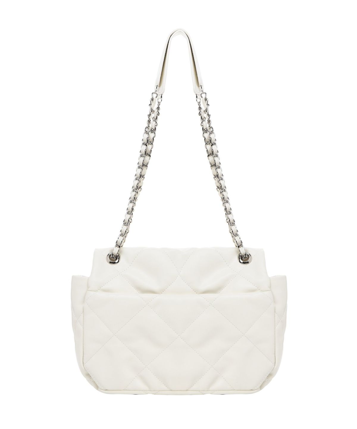 닉앤니콜(NICK&NICOLE) CRYSTAL CLASSIC CHAIN BAG_CREAM