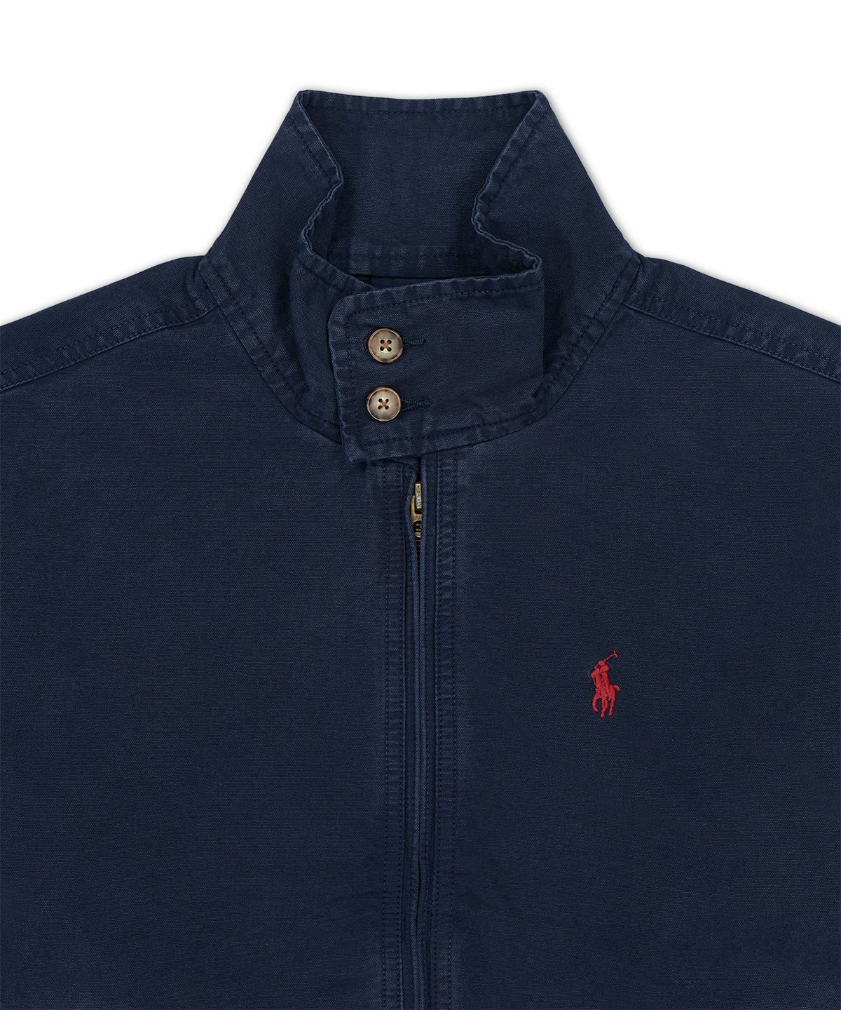 폴로 랄프 로렌(POLO RALPH LAUREN) 코튼 캔버스 재킷-네이비