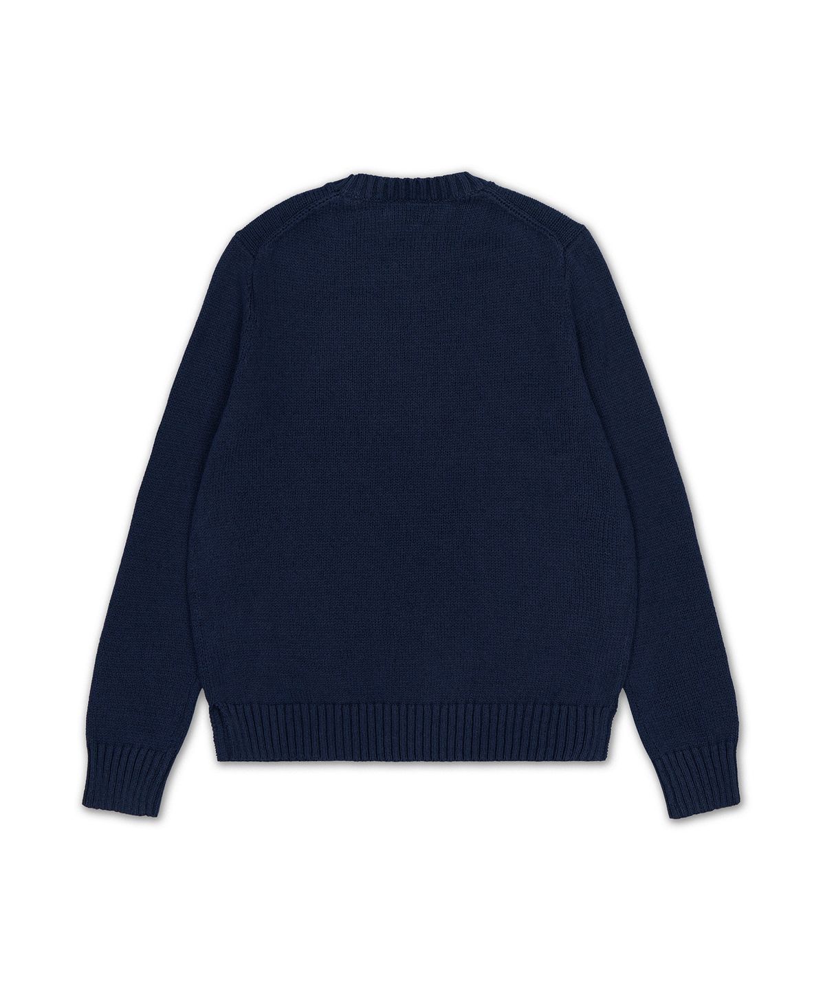폴로 랄프 로렌(POLO RALPH LAUREN) 폴로 베어 코튼 리넨 스웨터-네이비