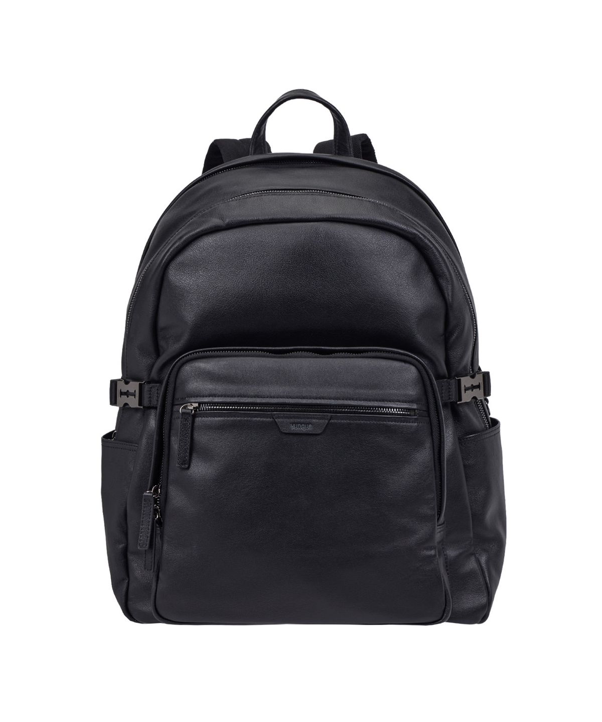 분크(VUNQUE) Perfec Two-Touch Slate Leather Backpack (퍼펙 투 터치 슬레이트 레더 백팩) Black