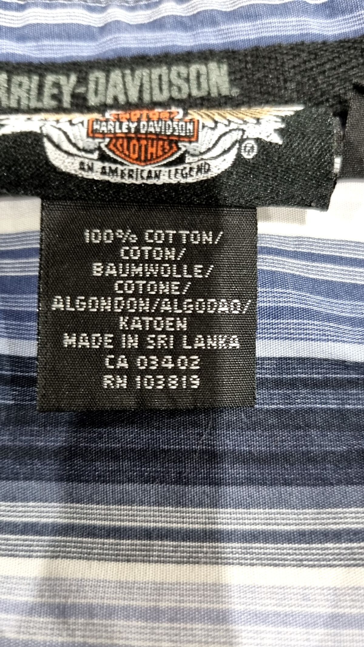 할리데이비슨(HARLEY-DAVIDSON) 캐주얼 셔츠 XL