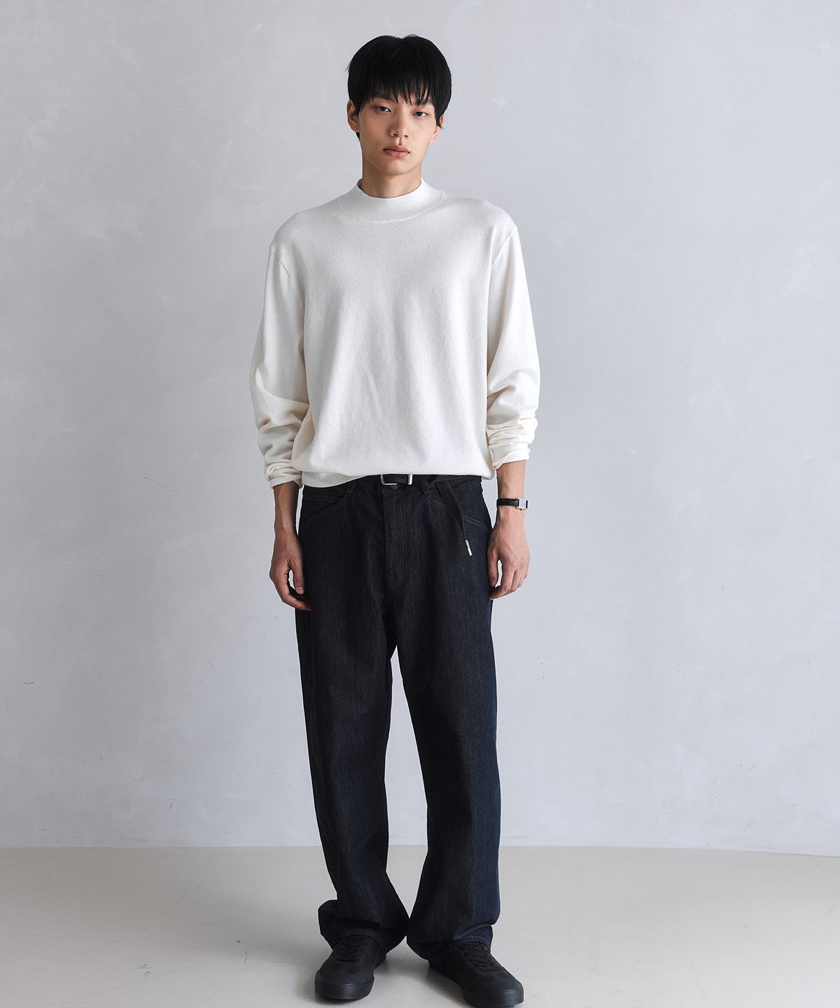 더니트컴퍼니(THEKNITCOMPANY) 워셔블 에센셜 모크넥 니트 4color