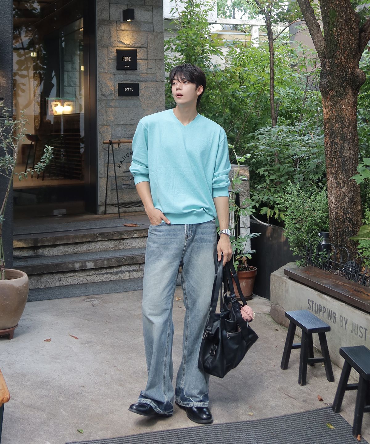 더니트컴퍼니(THEKNITCOMPANY) 워셔블 에센셜 브이넥 니트 9color