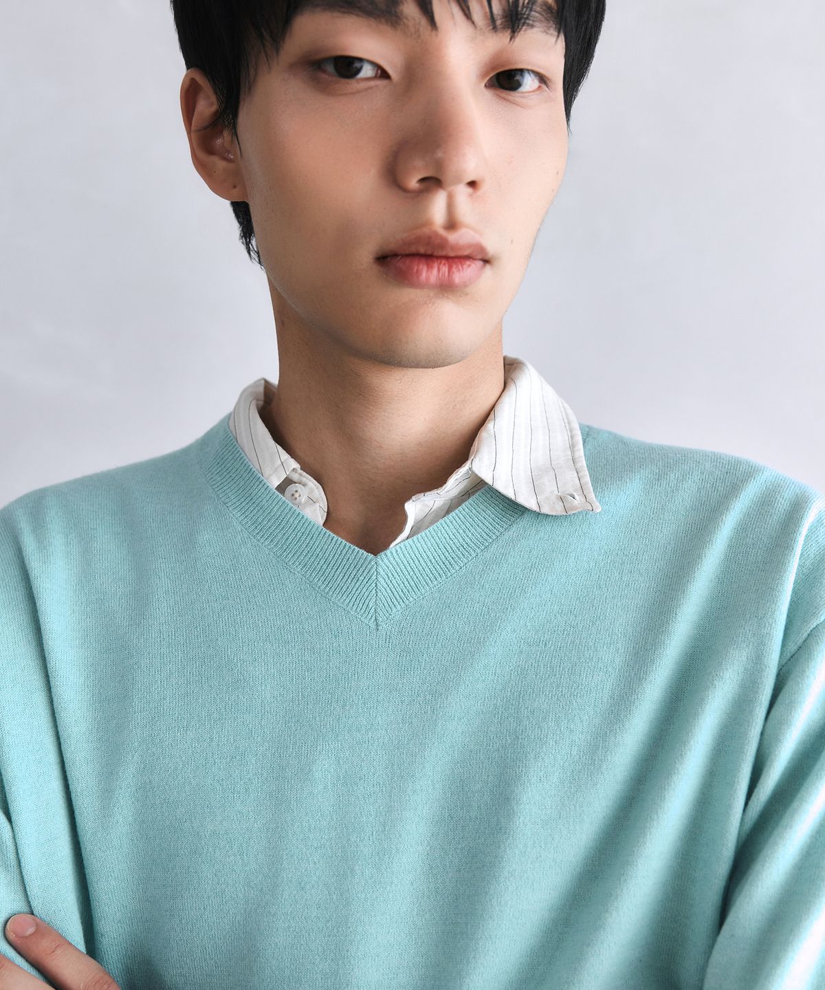 더니트컴퍼니(THEKNITCOMPANY) 워셔블 에센셜 브이넥 니트 9color