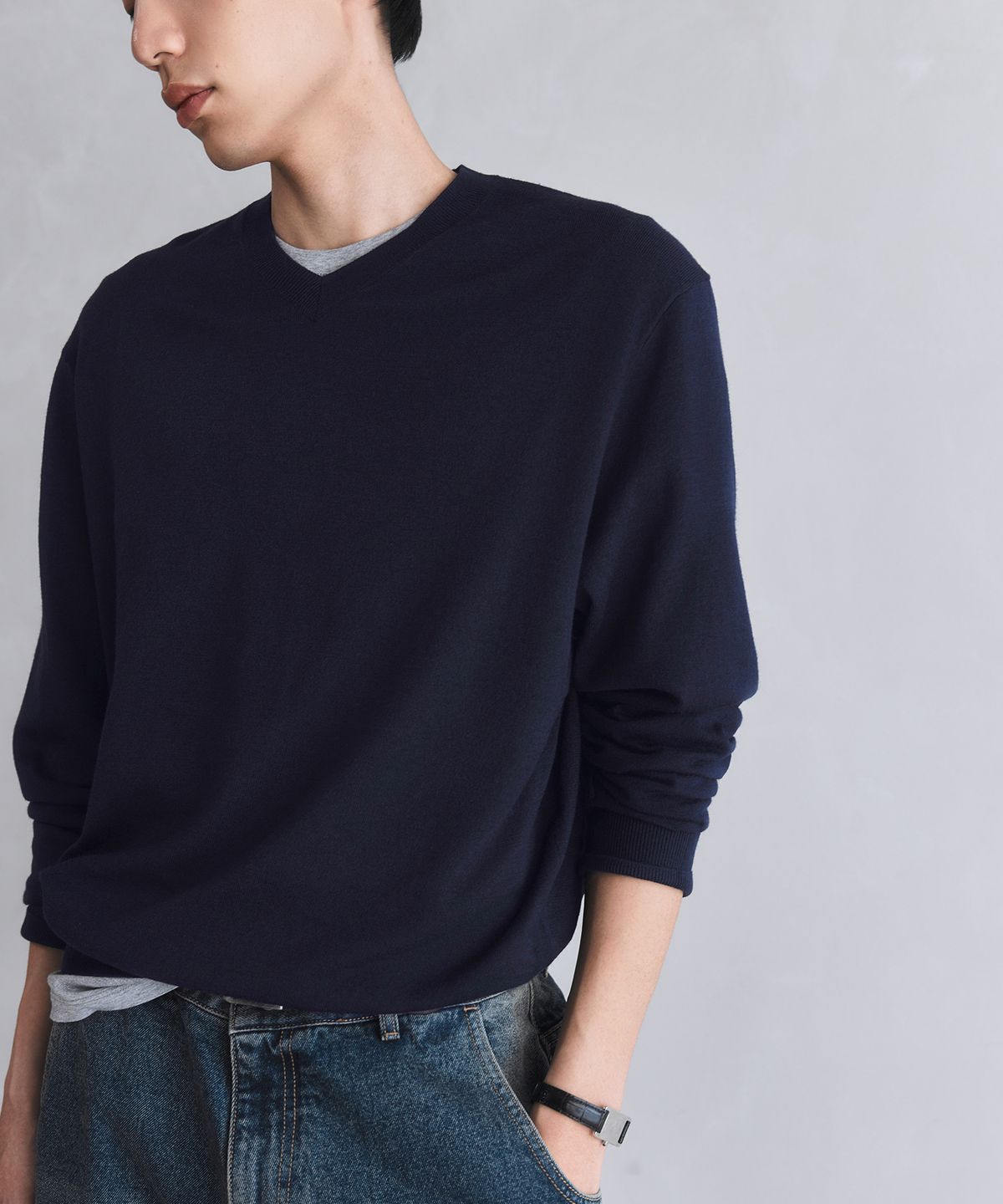더니트컴퍼니(THEKNITCOMPANY) 워셔블 에센셜 브이넥 니트 9color
