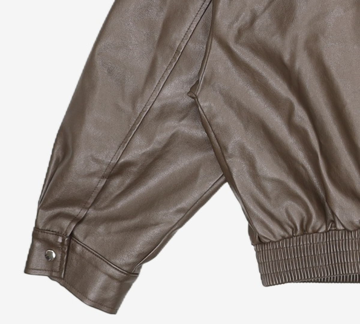 델리센트(DELICCENT) 카렌 레더 점퍼 [DEEP BROWN] FREE