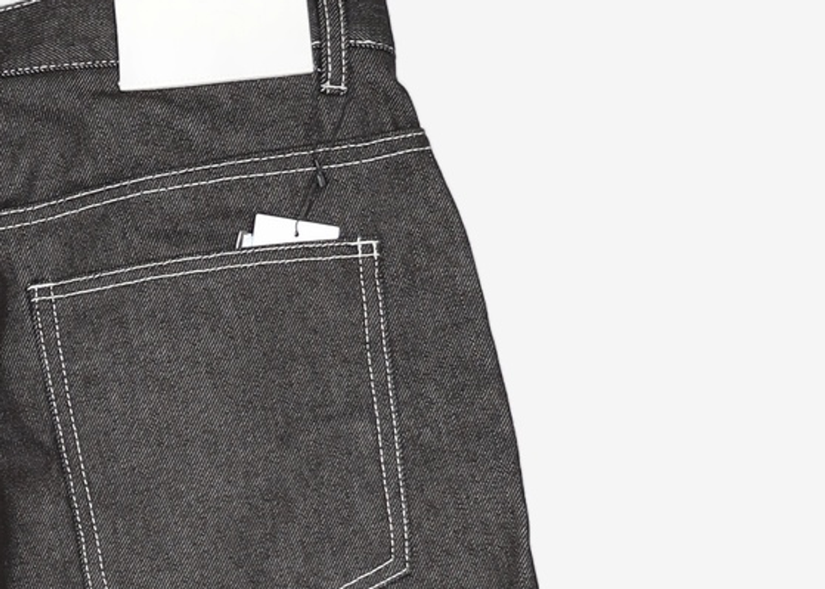 데케트(DECET) Deep Pleats Wide Jeans DCPT030Black 34
